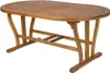 Milani Home - Tavolo Ovale Allungabile In Legno Di Acacia Anteprima dell’immagine prodotto 7