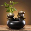 Keramik Zimmerbrunnen „Stein Rhythmus“ 17 cm, Zen Produktbild-Vorschau 2