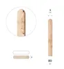Zaunlatte 80cm - PAKET 25 Stück 9x1,8cm Sibirische Lärche Produktbild-Vorschau 2