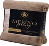 Gözze Merino Wendewohndecke taupe 150 x 200 cm Produktbild-Vorschau 3