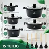 Pela Welle® Topfset Induktion [15-teilig Keramik] inkl. Produktbild-Vorschau 2