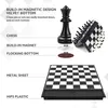 Diagram showing the construction of a magnetic chess set. Produktbild-Vorschau
