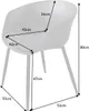 riess-ambiente Moderner Stuhl DESIGNO grau Kunststoff mit Produktbild-Vorschau 14