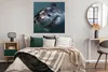 MuchoWow® Poster Hai - Weiß - Wasser 100x100 cm - Produktbild-Vorschau 4