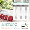 Heidenfeld Elektrische Fußbodenheizung FH200 | Komplettset Produktbild-Vorschau 7
