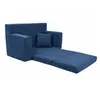 Kindersofa aus Schaumstoff Dunkelblau, ausklappbar und Produktbild-Vorschau 6