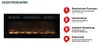 TV stolík s elektrickým krbom HYDA - pieskový béžový + LED Náhľad obrázku produktu 14
