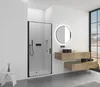 CERANO - Drehtür für Dusche, links/rechts - 8 mm - Schwarz Produktbild-Vorschau 3