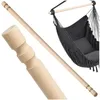 OMNA | Holzstange für Hängesessel - 100 cm - Buchenholz - Produktbild-Vorschau 1