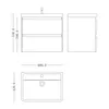 Mai & Mai Badmöbel-Set Waschbeckenunterschrank 60x48x55cm Produktbild-Vorschau 7