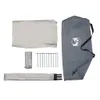 Strandzelt Grau 268x223x125 cm 185T Taft - Campingzelte Produktbild-Vorschau 11