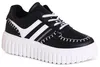 topschuhe24 3133 Damen Plateau Sneaker Skater Turnschuhe , Produktbild-Vorschau 1