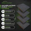 4 protiskluzové podložky 10 cm x 10 cm x 1 cm Tlumič Náhled obrázku produktu 3