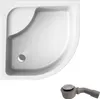 ECOLAM Duschwanne Duschtasse Pa-ko Viertelkreis 90x90 x39,5 Produktbild-Vorschau 7