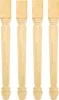 Holzfuß für Tischplatte, Tischfuß, Baluster 72 cm, Buche, Produktbild-Vorschau 1