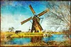 Vlies Fototapete HOLLÄNDISCHE WINDMÜHLEN 375 x 250 cm Produktbild-Vorschau 2