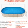 SucceBuy Oval Pool Liner 22 x 12,3 Fuß Überlappung Stil 52 Produktbild-Vorschau 7