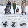 BAMBINIWELT Winterfusssack in Mumienform für Kinderwagen, Produktbild-Vorschau 3