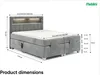 MEBLINI Boxspringbett Elektrisch Verstellbar mit LED - Produktbild-Vorschau 7