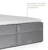 Lit Boxspring Lit double TEO 2 - 140x200cm Lit avec matelas Voir les images du produit 6