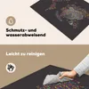 KitchenYeah© Herdabdeckplatte Weltkarte - Punkte - Farben , Produktbild-Vorschau 2