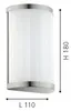Eglo 95774 Cupella LED Wandleuchte 2x4,5W Stahl Nickel-matt Produktbild-Vorschau 6