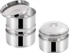 Portapranzo in acciaio inox con 3 contenitori Anteprima dell’immagine prodotto 7