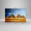 Bild auf Leinwand - Leinwandbild - Pyramide Wüste Sand - Produktbild-Vorschau 3