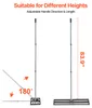 Rasen Rakel 255x763 mm, Rasen Nivellierrechen mit 210 cm Produktbild-Vorschau 4