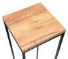 DanDiBo Flower Stool Metal Wood Black Angular 100 cm Flower Náhled obrázku produktu 3