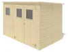 Abri de jardin en bois 4.86 m2 - 2.7x1.8 m - Couleur: Voir les images du produit 5