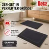 Betz 2er Set Badvorleger 50x70 cm PREMIUM Badematte Produktbild-Vorschau 2