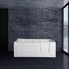 PureHaven Baignoire pour personnes âgées 150x75 cm Siège et Voir les images du produit 1