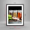 Gerahmtes Poster - Schwarzer Rahmen - Gewürze Knoblauch Produktbild-Vorschau 5