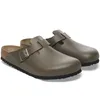 Birkenstock Boston Uni Sandalen Pantolette Leder Normale Produktbild-Vorschau 2