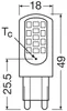 Osram LED PIN G9 4.2W 827 Clear G9 Anteprima dell’immagine prodotto 11