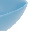 VidaXL: Lavabo de cerámica, color azul claro, forma redonda Vista previa de la imagen del producto 5