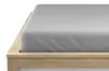 Prześcieradło Jersey EXCLUSIVE jasnoszare 90 x 200 cm Podgląd zdjęcia produktu 2
