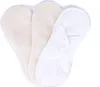 Three reusable sanitary pads are arranged in a fan shape against a white background. Produktbild-Vorschau