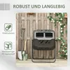 Trommel-Komposter 160L Gartenkomposter Mit 2 Kammern, Produktbild-Vorschau 6