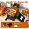 Fritéza COSTWAY 3 l, 2000 W, fritéza na olej, nastavitelný Náhled obrázku produktu 4