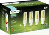 LUMILED LED Lampen G9 4er Set LEDs 10W = 75W 6500K Kaltweiß Produktbild-Vorschau 1