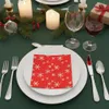 TI-FLAIR Lunch-Serviette Snöflingör red 33x33cm 20er Pack Produktbild-Vorschau 5