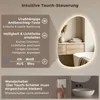 S'AFIELINA Badspiegel mit Beleuchtung 75×55cm LED Touch Produktbild-Vorschau 8
