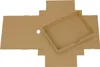 Faltschachtel 11,5 x 15,5 x 2,5 cm, Braun, mit Deckel, Produktbild-Vorschau 2