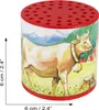 Tierstimmen Geräuschdose Kuh Alpenkuh Muh Dose rot Produktbild-Vorschau 5
