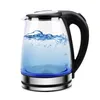 Glas Wasserkocher LED Edelstahl Teekocher 1,7L 2200W BPA Produktbild-Vorschau 2