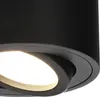 A close-up view of a black cylindrical light fixture with a bright light emanating from its opening. Anteprima dell’immagine prodotto