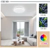 ZMH LED Deckenleuchte Schlafzimmer Deckenlampe Rund 25cm Produktbild-Vorschau 3