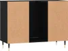 vidaXL Badschrank Schwarz 80x33x60 cm Holzwerkstoff -  Produktbild-Vorschau 9